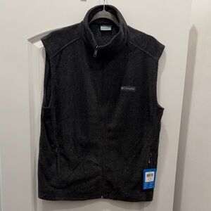 Columbia Charcoal Sleeveless Fleece Vest